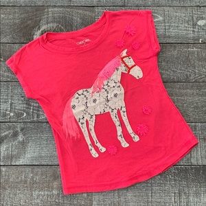 Set of 2 Cherokee Brand Embellished Shirts (Horse & Ballet)